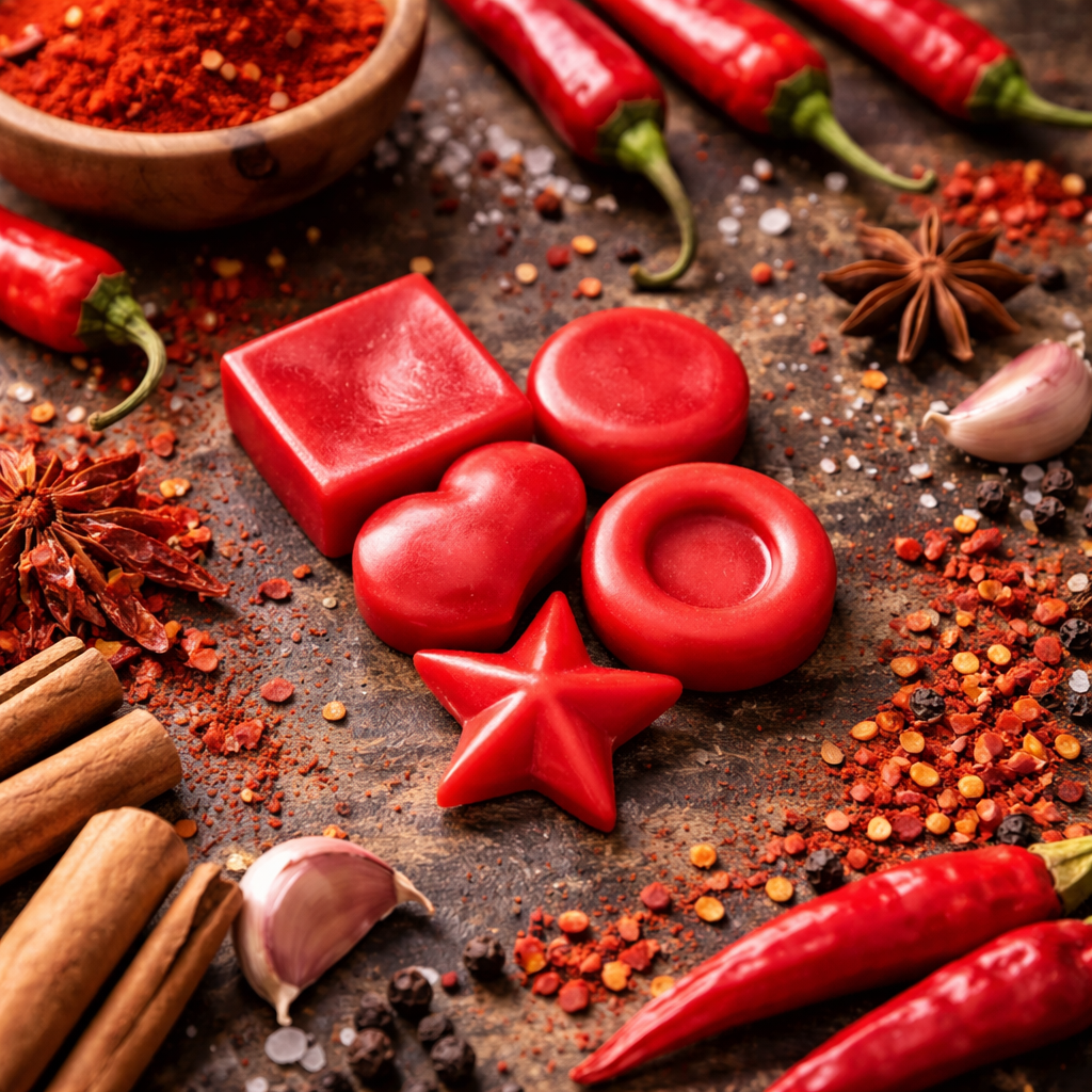 wax melt με άρωμα Πιπέρι Καγιέν