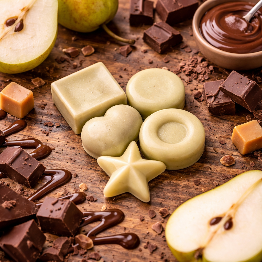 wax melt με άρωμα Σοκολάτα Αχλάδι