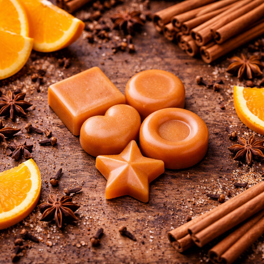 wax melt με άρωμα Πορτοκάλι – Κανέλα