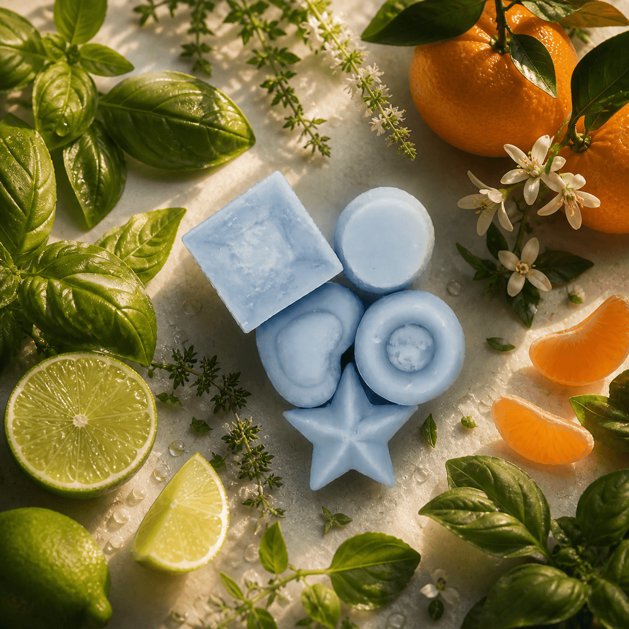 Wax melt με άρωμα Lime Basil Mandarin