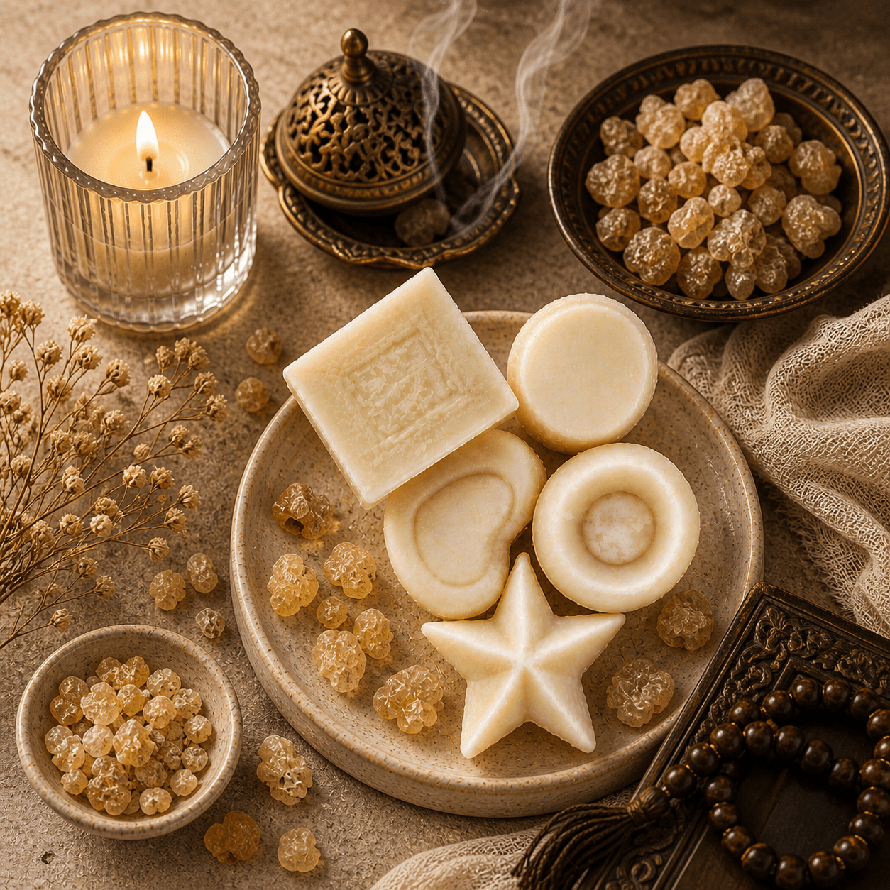 Wax melt με άρωμα Amber & Olibanum